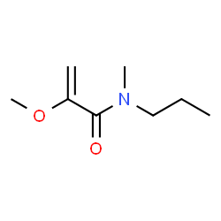 2-Propenamide,2-methoxy-N-methyl-N-propyl-(9CI)结构式
