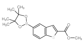 5-(4,4,5,5-四甲基-1,3,2-二氧硼烷-2-基)苯并[b]噻吩-2-羧酸甲酯图片