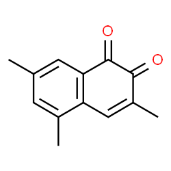 1,2-Naphthoquinone, 3,5,7-trimethyl- (4CI) Structure