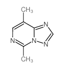 [1,2,4]Triazolo[1,5-c]pyrimidine,5,8-dimethyl-结构式