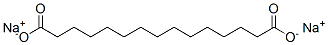 Pentadecanedioic acid disodium salt structure