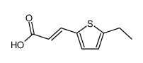 3-(5-ethylthiophen-2-yl)prop-2-enoic acid Structure