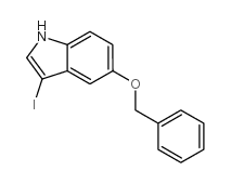 5-(Benzyloxy)-3-iodo-1H-indole Structure