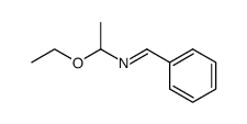 N-(1-ethoxyethyl)-1-phenylmethanimine结构式