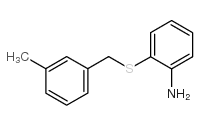 2-[(3-methylphenyl)methylsulfanyl]aniline Structure