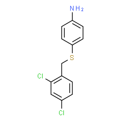 4-[(2,4-Dichlorobenzyl)sulfanyl]aniline Structure