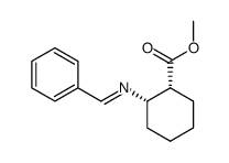 Methyl-[cis-2-(benzylidenamino)-1-cyclohexancarboxylat Structure
