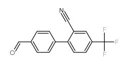 4-(2-Cyano-4-(trifluoromethyl)phenyl)benzaldehyde structure