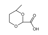 1,3-Dioxane-2-carboxylicacid,4-methyl-,(2R,4S)-rel-(9CI) picture