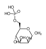 D-mannose-6-phosphate结构式