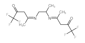 2-Pentanone,4,4'-[(1-methyl-1,2-ethanediyl)dinitrilo]bis[1,1,1-trifluoro- (9CI) Structure