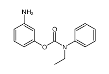 (3-aminophenyl) N-ethyl-N-phenylcarbamate结构式
