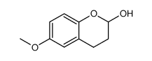 2H-1-Benzopyran-2-ol,3,4-dihydro-6-methoxy-(9CI)结构式