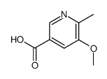 5-methoxy-6-methylnicotinic acid structure