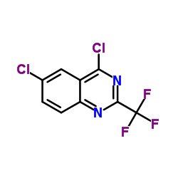 4,6-Dichloro-2-(trifluoromethyl)quinazoline structure