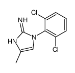 1-(2,6-dichlorophenyl)-4-methylimidazol-2-amine结构式