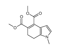 dimethyl 1-methyl-6,7-dihydroindole-4,5-dicarboxylate结构式