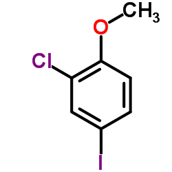 2-氯-4-碘苯甲醚结构式