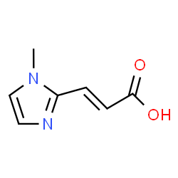 2-Propenoicacid,3-(1-methyl-1H-imidazol-2-yl)-(9CI)结构式