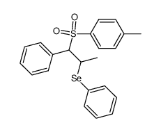 erythro-1-Phenyl-2-(phenylseleno)-1-(p-toluenesulfonyl)propane Structure