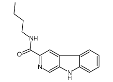 N-butyl-9H-pyrido[3,4-b]indole-3-carboxamide结构式