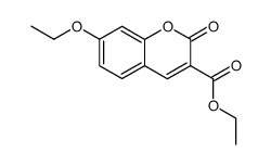 7-ethoxycoumarin-3-carboxylic acid ethyl ester Structure