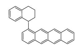 1-(1,2,3,4-tetrahydronaphthalen-1-yl)tetracene Structure