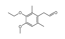 2-(3-ethoxy-4-methoxy-2,6-dimethylphenyl)acetaldehyde结构式