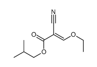 2-methylpropyl 2-cyano-3-ethoxyprop-2-enoate Structure