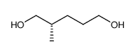 (-)-(S)-2-methylpentane-1,5-diol Structure