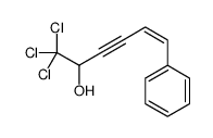 1,1,1-trichloro-6-phenylhex-5-en-3-yn-2-ol Structure