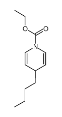 4-butyl-1-ethoxycarbonyl-1,4-dihydropyridine Structure