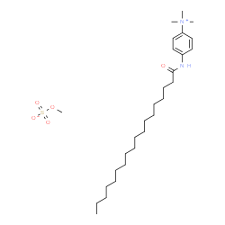 N,N,N-trimethyl-4-[(1-oxooctadecyl)amino]anilinium methyl sulphate picture