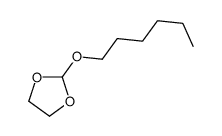 2-hexoxy-1,3-dioxolane Structure