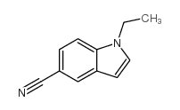 1-ethyl-1H-indole-5-carbonitrile structure