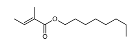 octyl 2-methylisocrotonate结构式