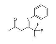 5,5,5-trifluoro-4-phenyliminopentan-2-one Structure