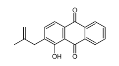 1-hydroxy-2-(2-methylprop-2-enyl)anthracene-9,10-dione结构式