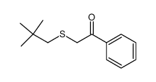neopentyl phenacyl sulfide结构式