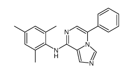 5-phenyl-N-(2,4,6-trimethylphenyl)imidazo[1,5-a]pyrazin-8-amine Structure