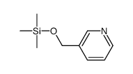 Pyridine, 3-[[(trimethylsilyl)oxy]methyl]- (9CI) Structure