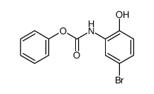 (5-bromo-2-hydroxy-phenyl)-carbamic acid phenyl ester结构式