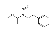 N-Nitroso-N-(phenylethyl)-1-methoxyethylamine Structure
