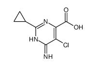 6-Amino-5-chloro-2-cyclopropylpyrimidine-4-carboxylic acid picture