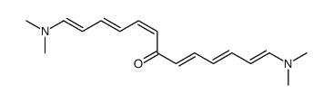 1,13-bis(dimethylamino)trideca-1,3,5,8,10,12-hexaen-7-one结构式