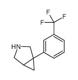 1-[3-(trifluoromethyl)phenyl]-3-azabicyclo[3.1.0]hexane Structure