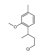 1-(4-chlorobutan-2-yl)-2-methoxy-4-methylbenzene Structure