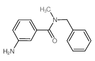 3-Amino-N-benzyl-N-methylbenzamide结构式