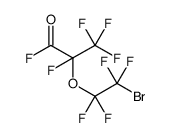 Propanoyl fluoride, 2-(2-bromo-1,1,2,2-tetrafluoroethoxy)-2,3,3,3-tetrafluoro Structure