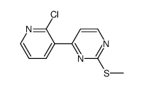 4-(2-chloropyridin-3-yl)-2-(methylthio)pyrimidine结构式